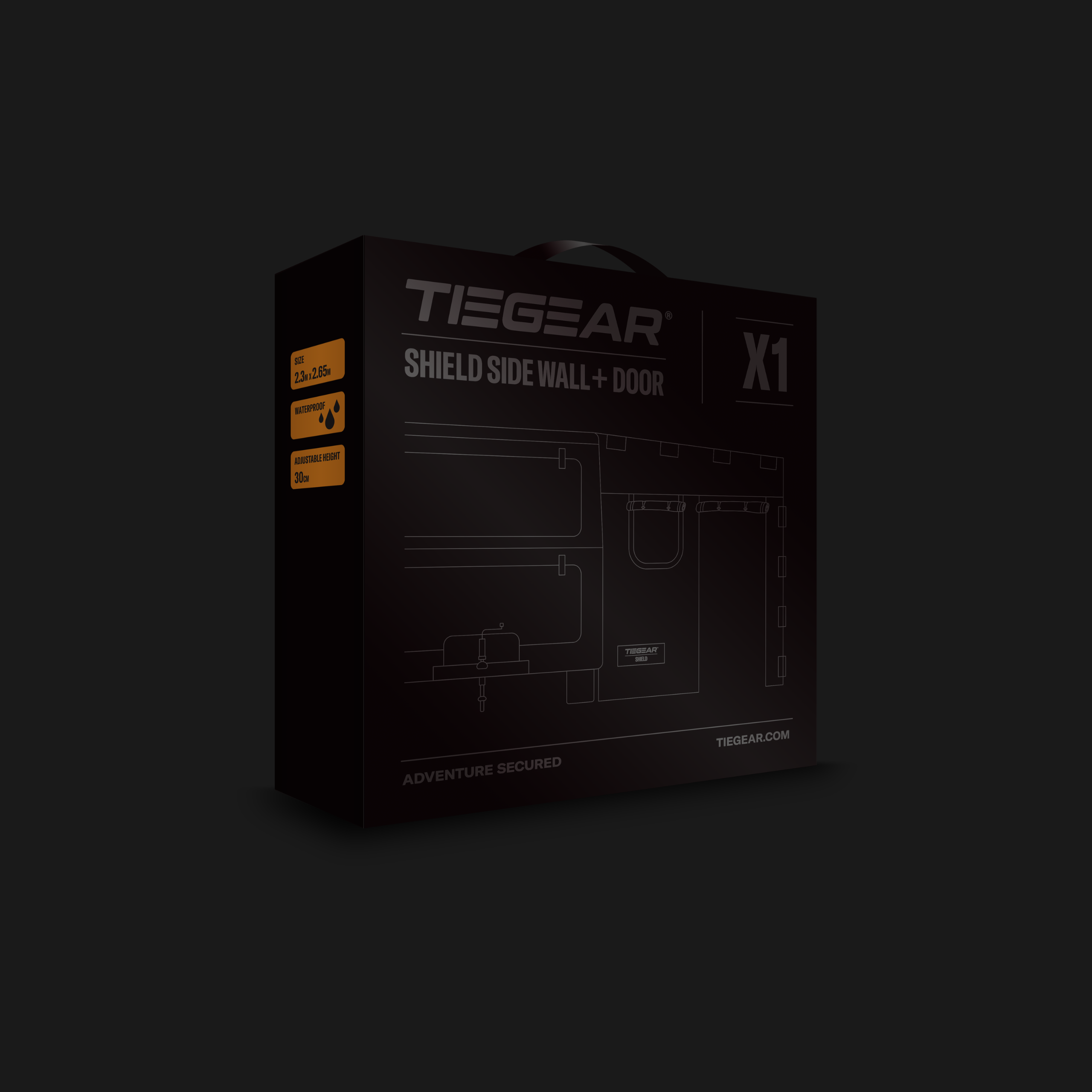 SHIELD SIDE WALL DOOR X1